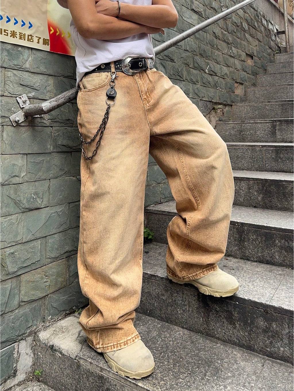 Y2K Stretchy Baggy Jeans