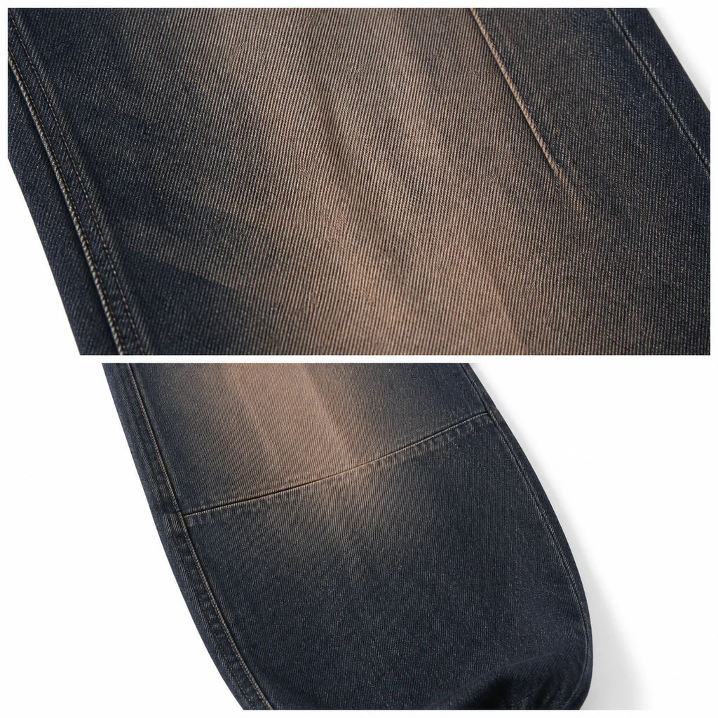 Mud Wash Wide Leg Jeans