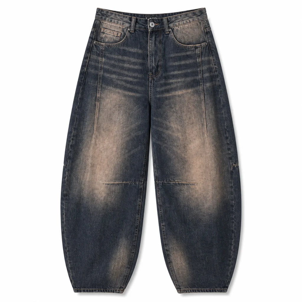 Mud Wash Wide Leg Jeans