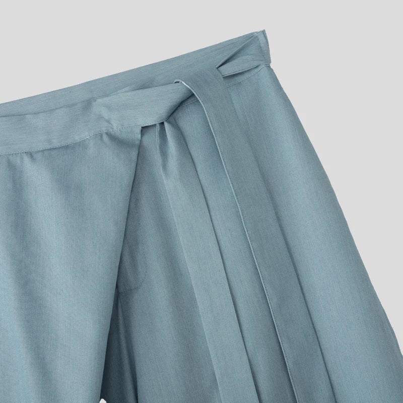 Lace-Up Wide Leg Joggers
