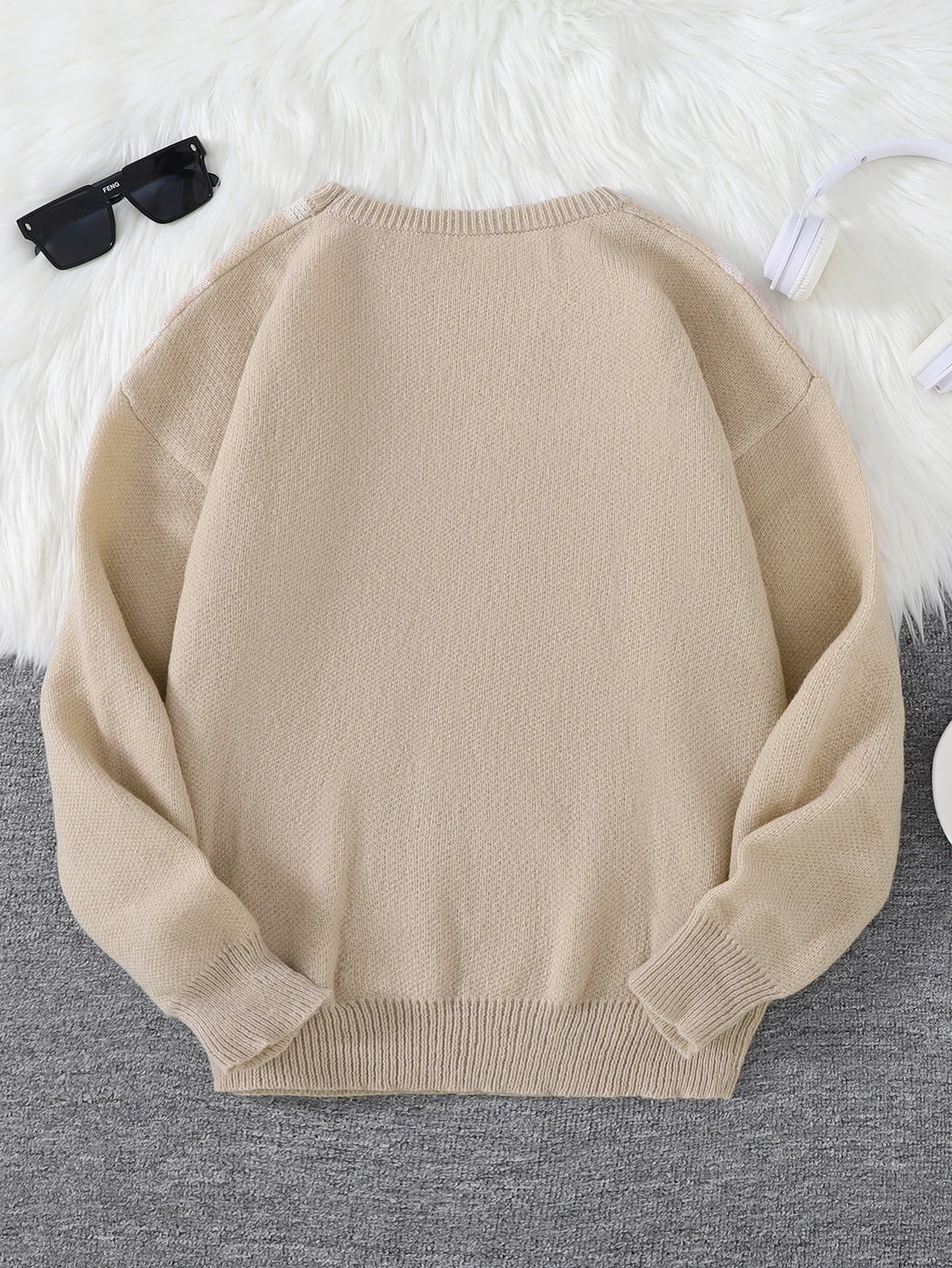 Spider Web Knit Sweater