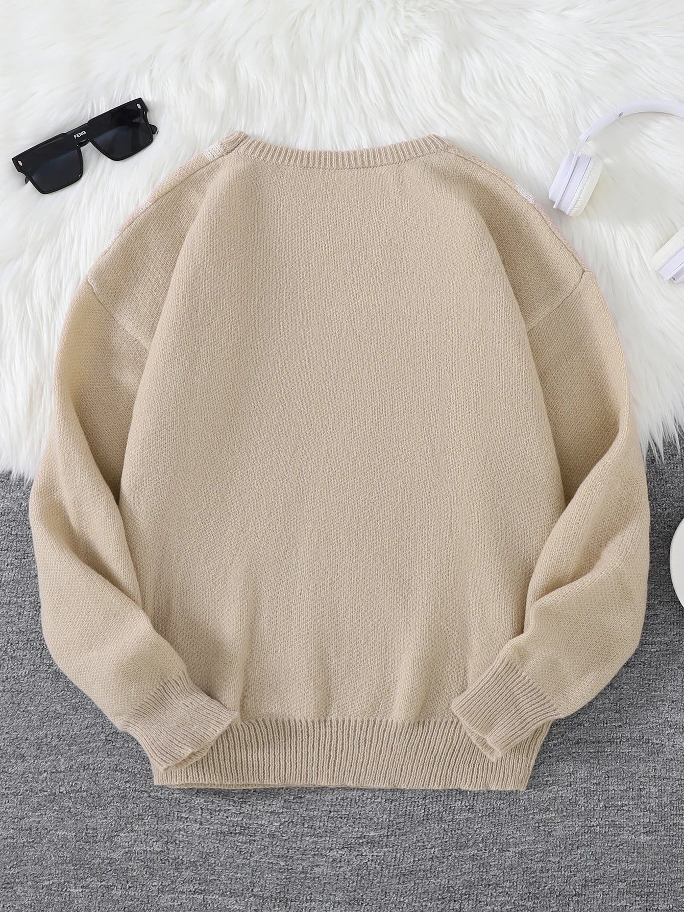 Spider Web Knit Sweater