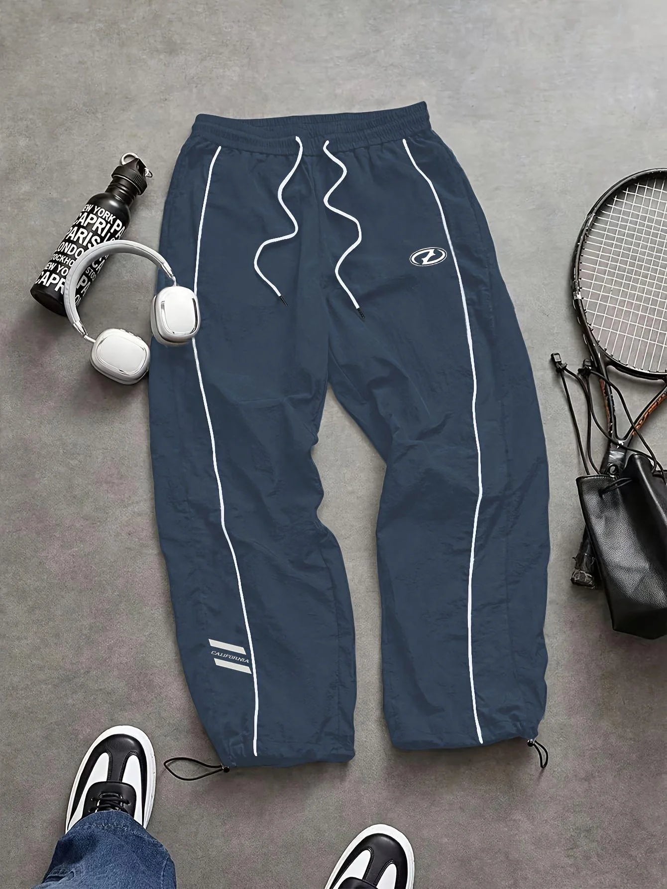 Striped Quick-Dry Joggers