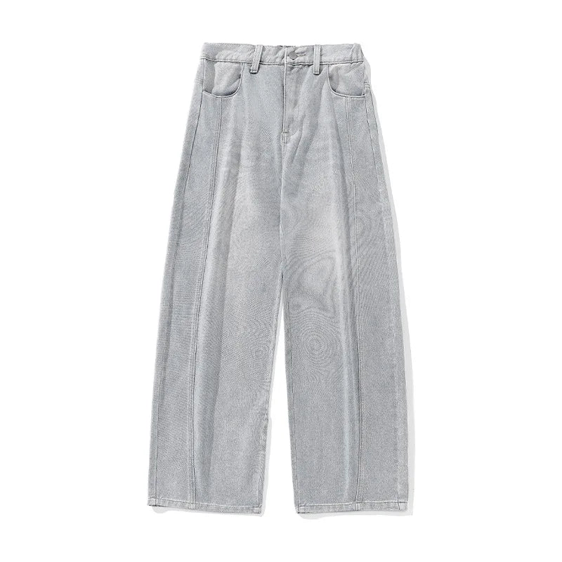 Retro Washed Curved Jeans