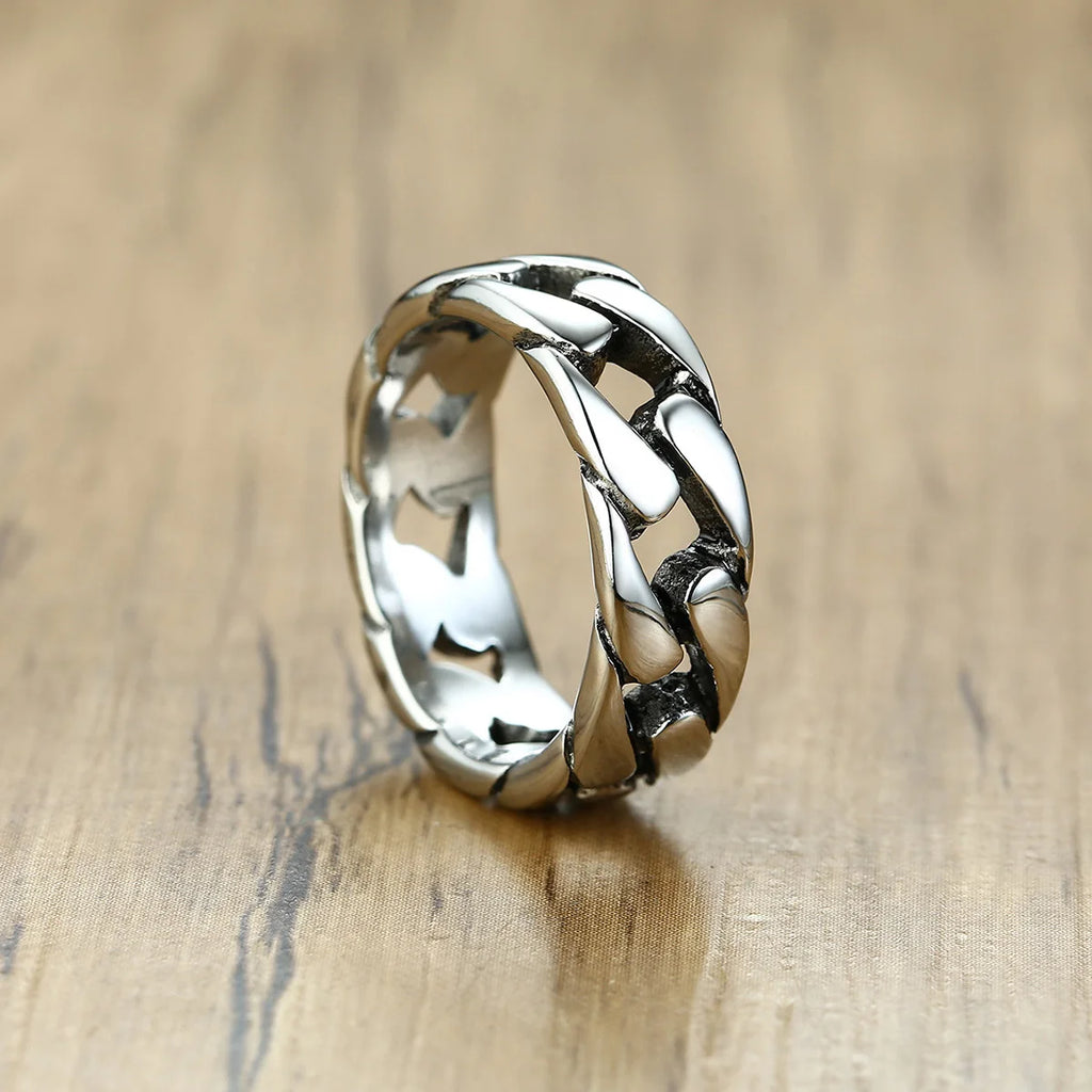 Streetwear steel ring