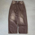 Matcha Gradient Wide Leg Jeans