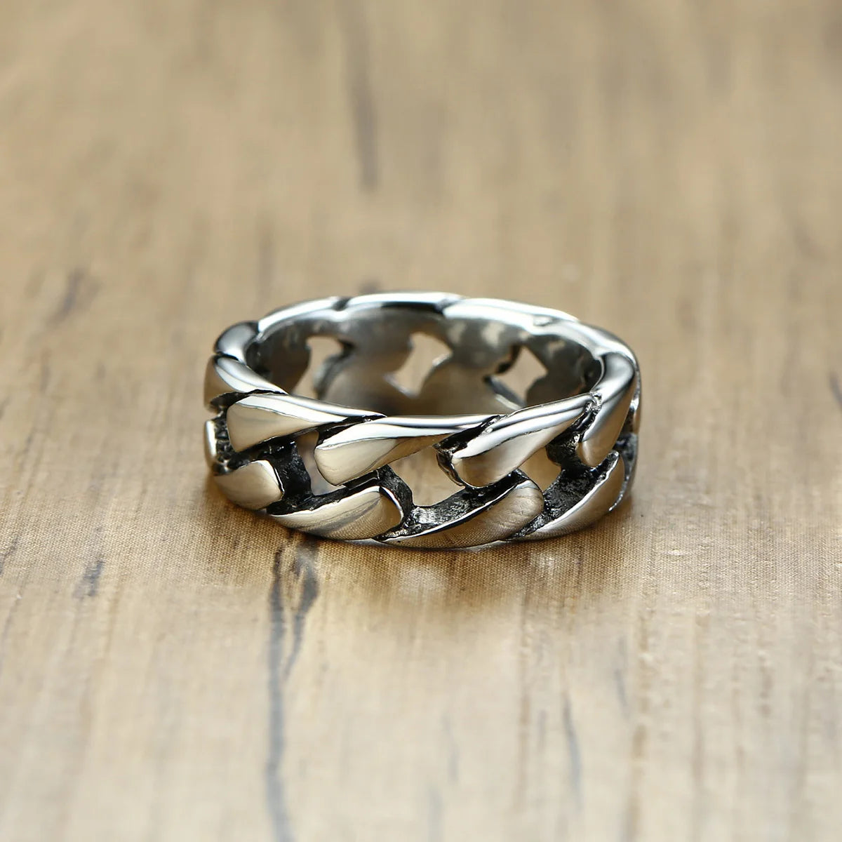 Streetwear steel ring