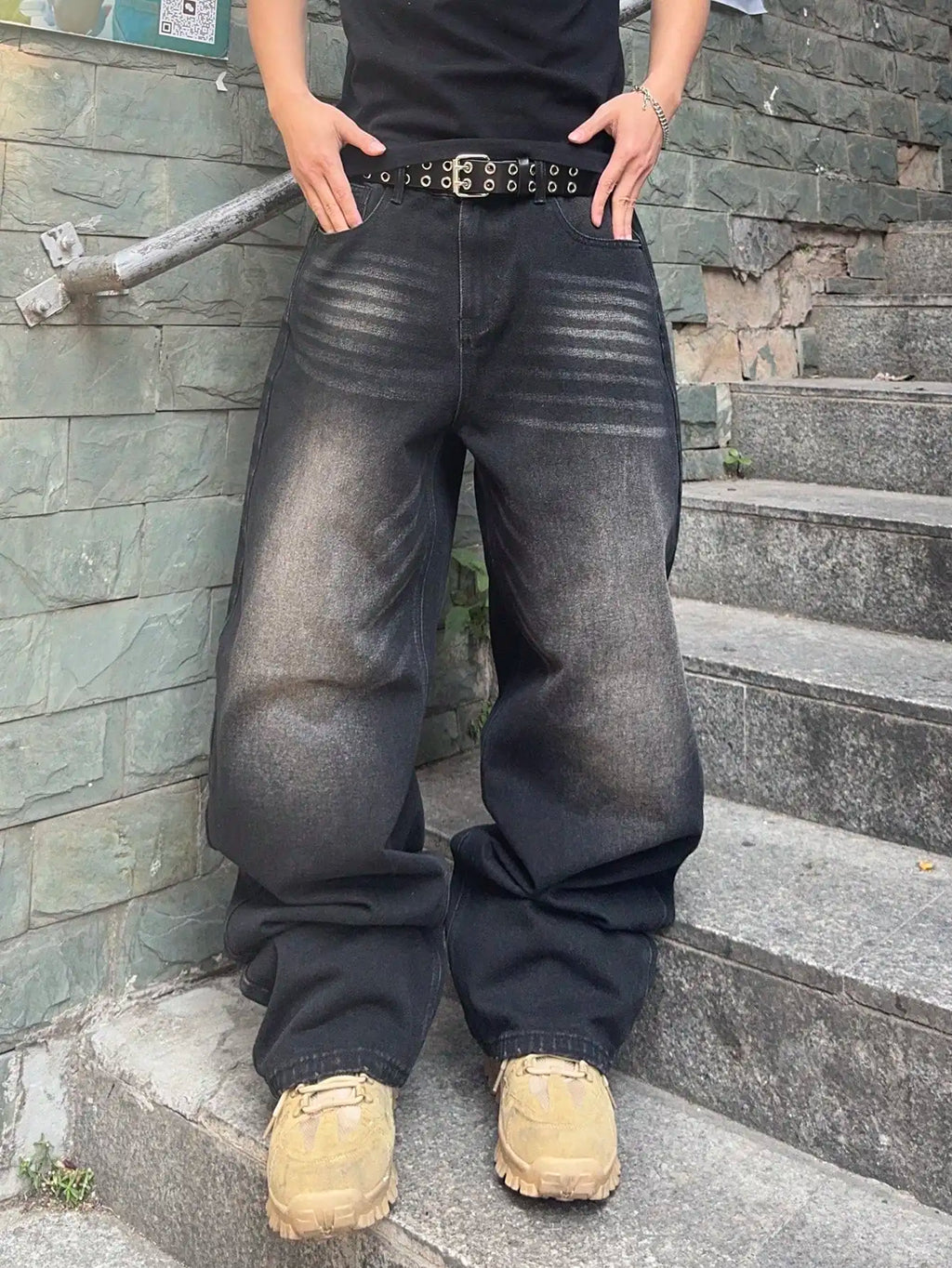 Y2K Stretchy Baggy Jeans