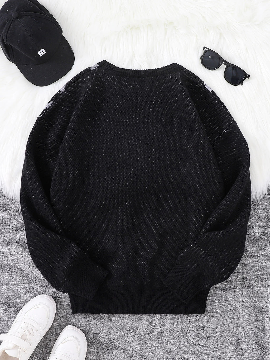 Spider Web Knit Sweater
