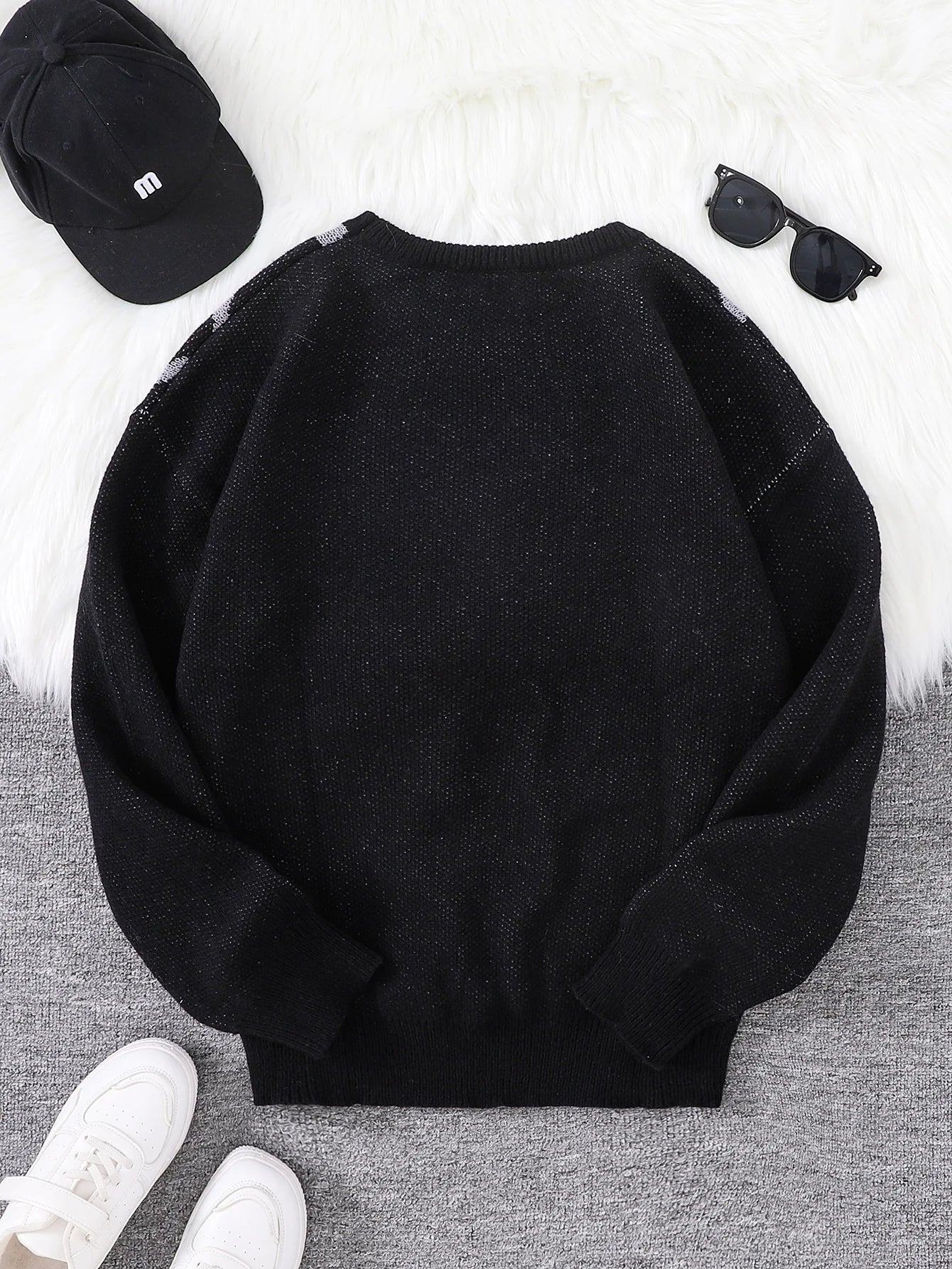 Spider Web Knit Sweater