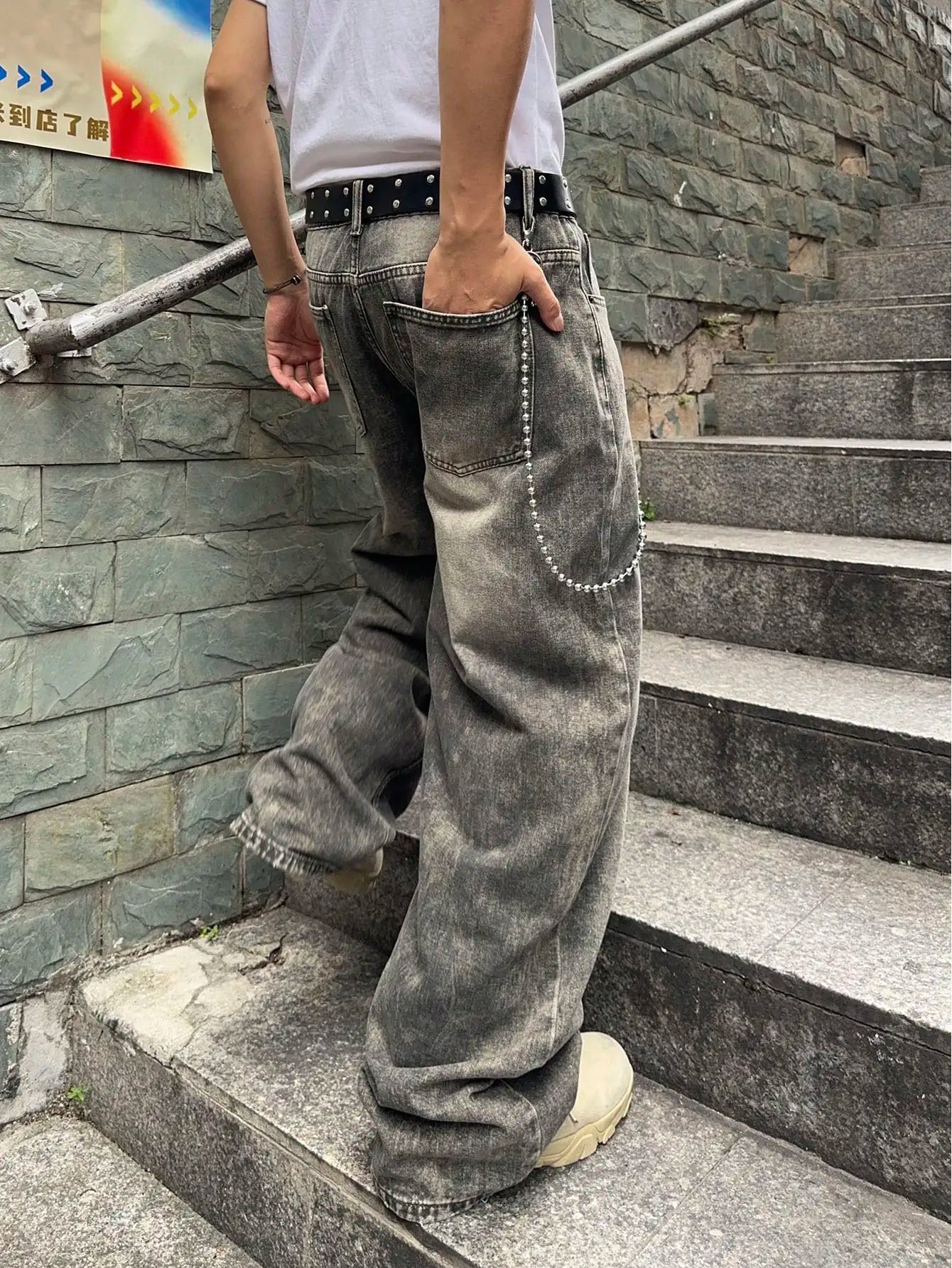 Y2K Stretchy Baggy Jeans