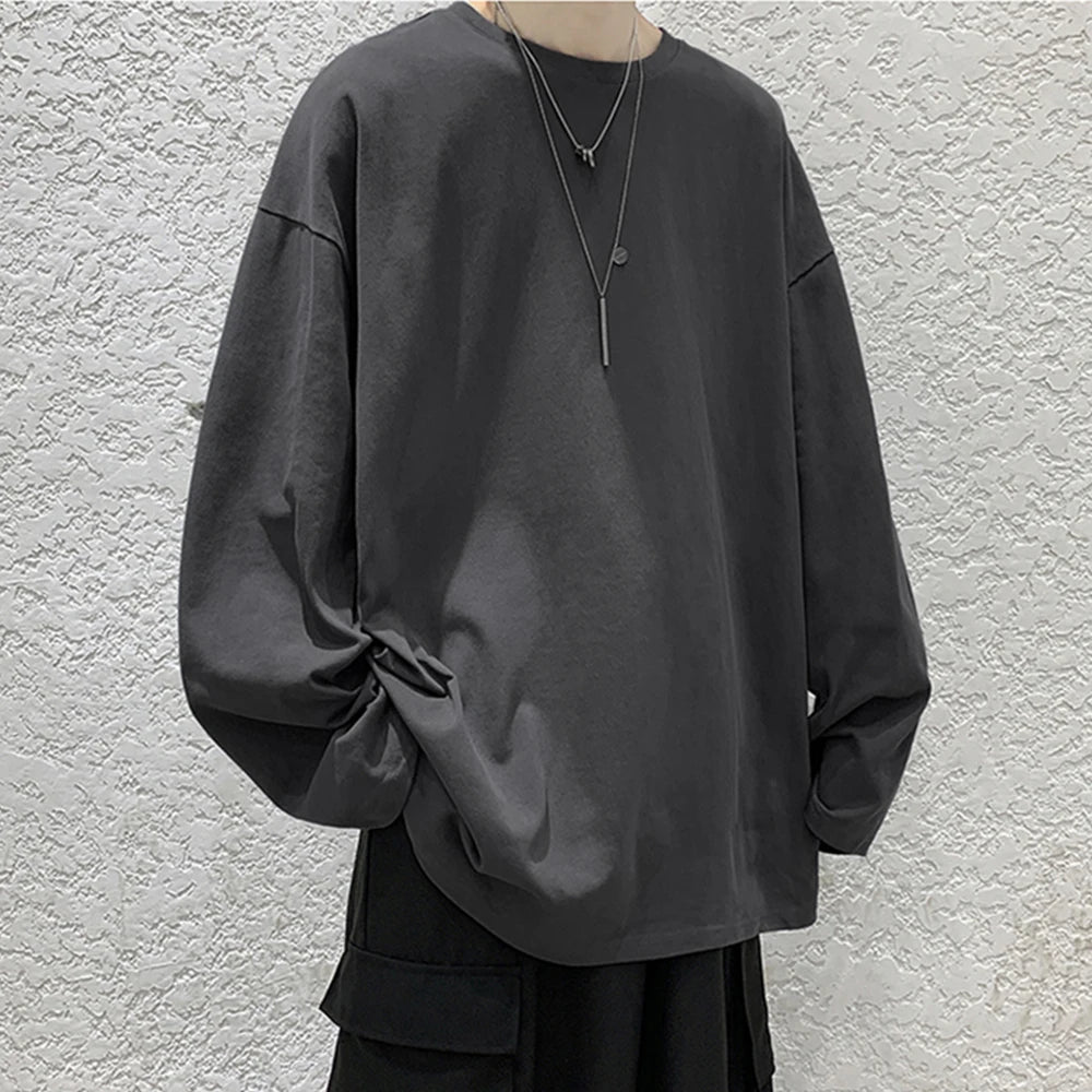 Oversized Cotton Long Sleeve Tee