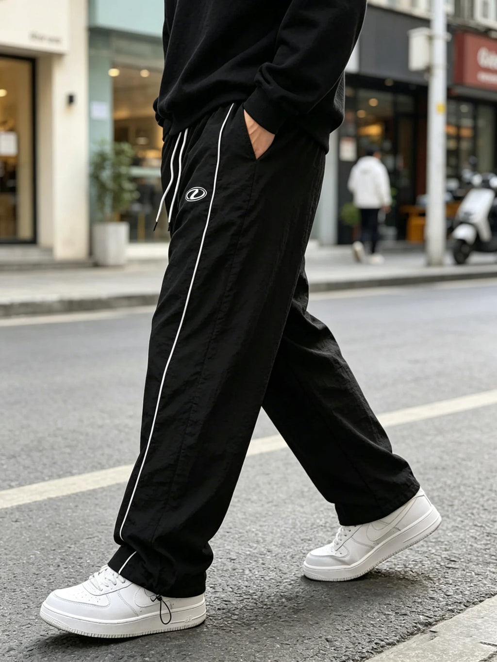 Striped Quick-Dry Joggers