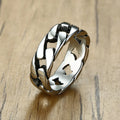 Streetwear steel ring
