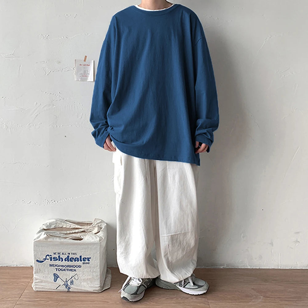 Oversized Cotton Long Sleeve Tee