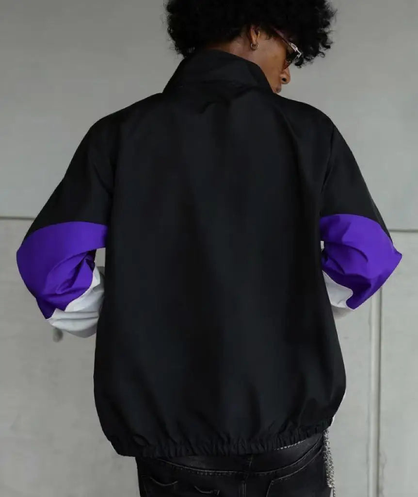 Color-Block Windproof Jacket