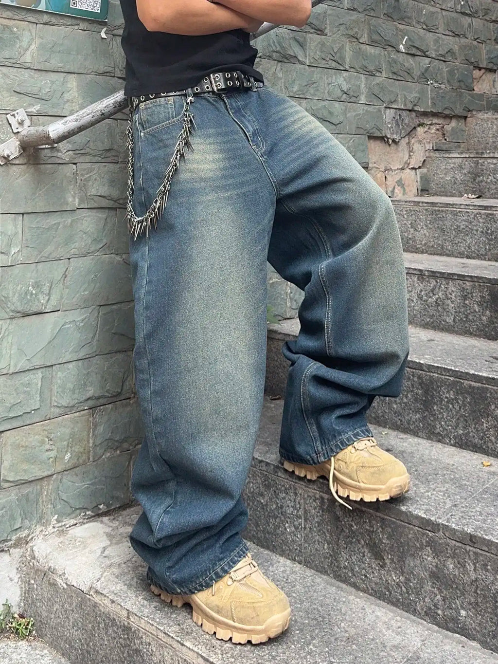 Y2K Stretchy Baggy Jeans
