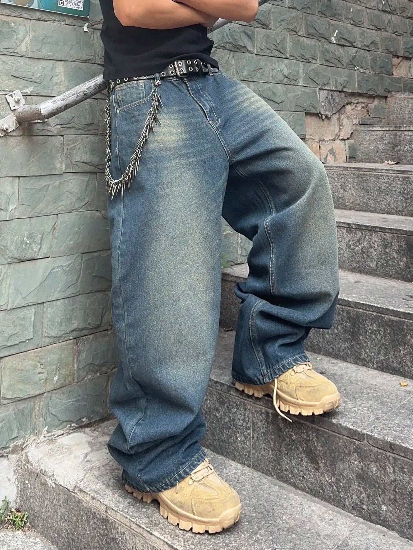 Y2K Stretchy Baggy Jeans