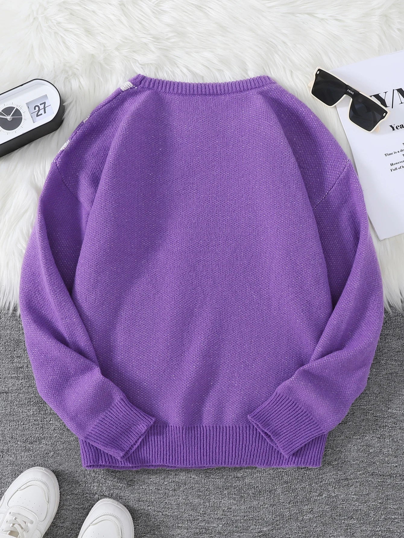 Spider Web Knit Sweater