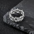 Thorn Star Stainless Steel Ring