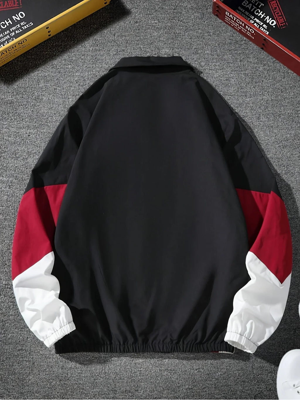 Color-Block Windproof Jacket