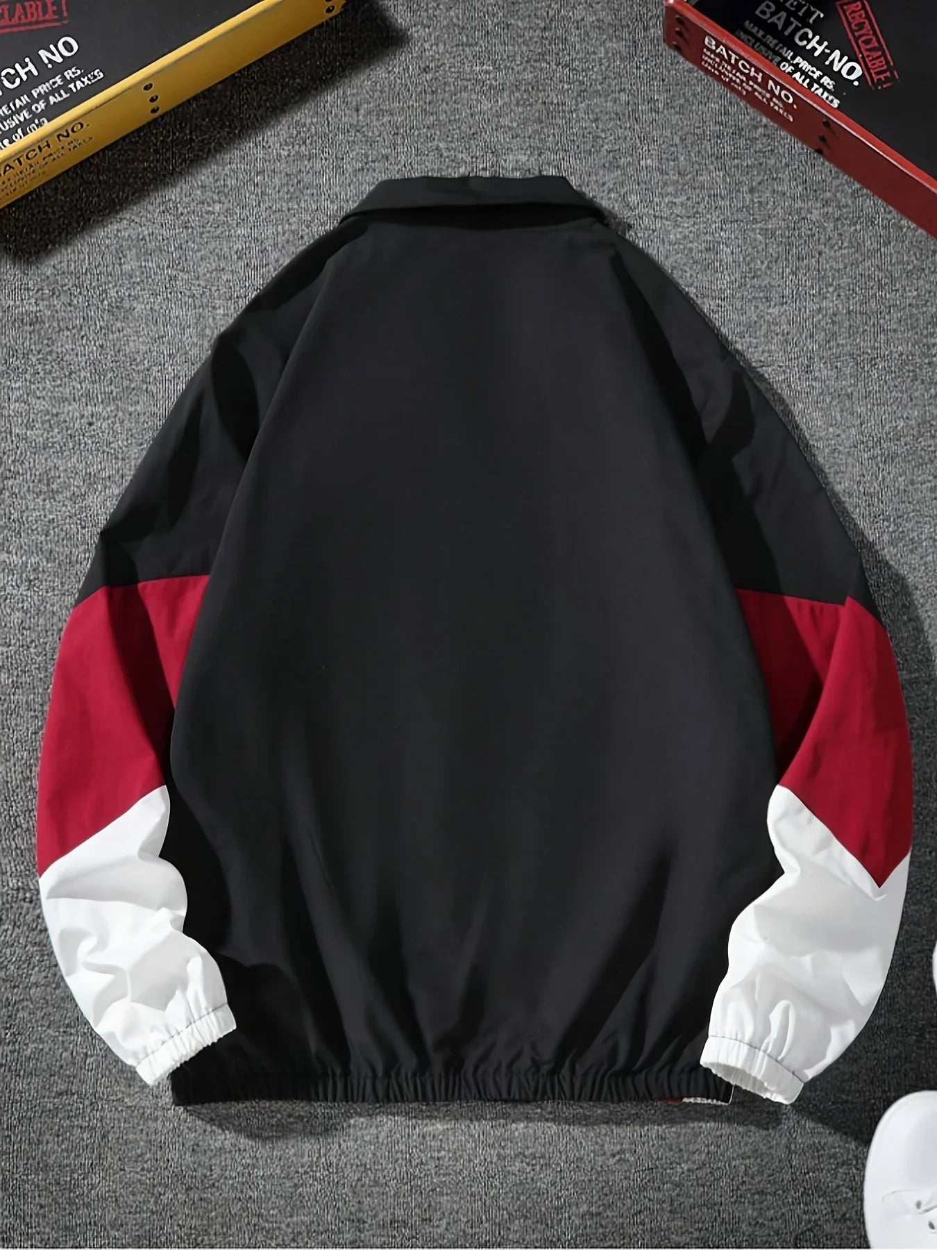 Color-Block Windproof Jacket