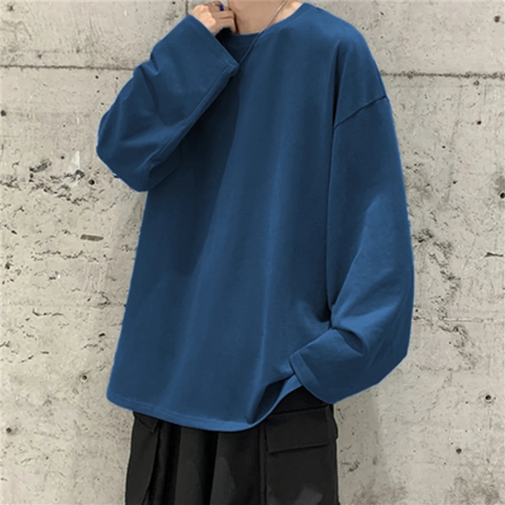 Oversized Cotton Long Sleeve Tee