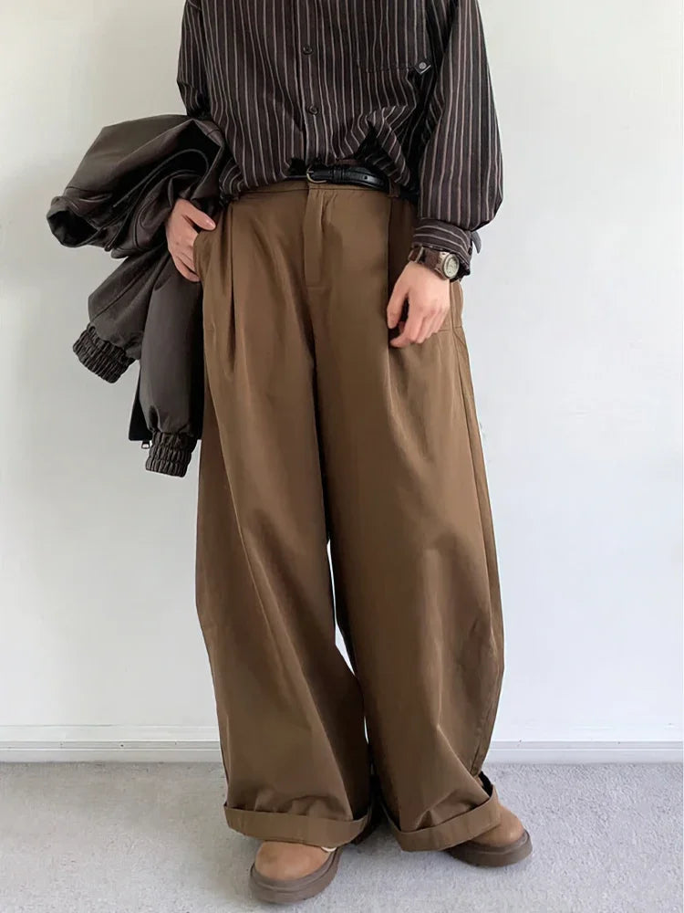 Y2K Wide Leg Suit Pants