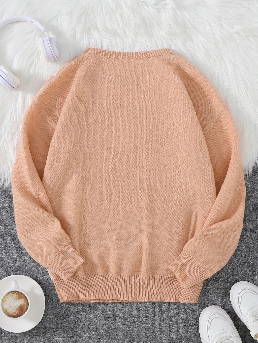 Spider Web Knit Sweater