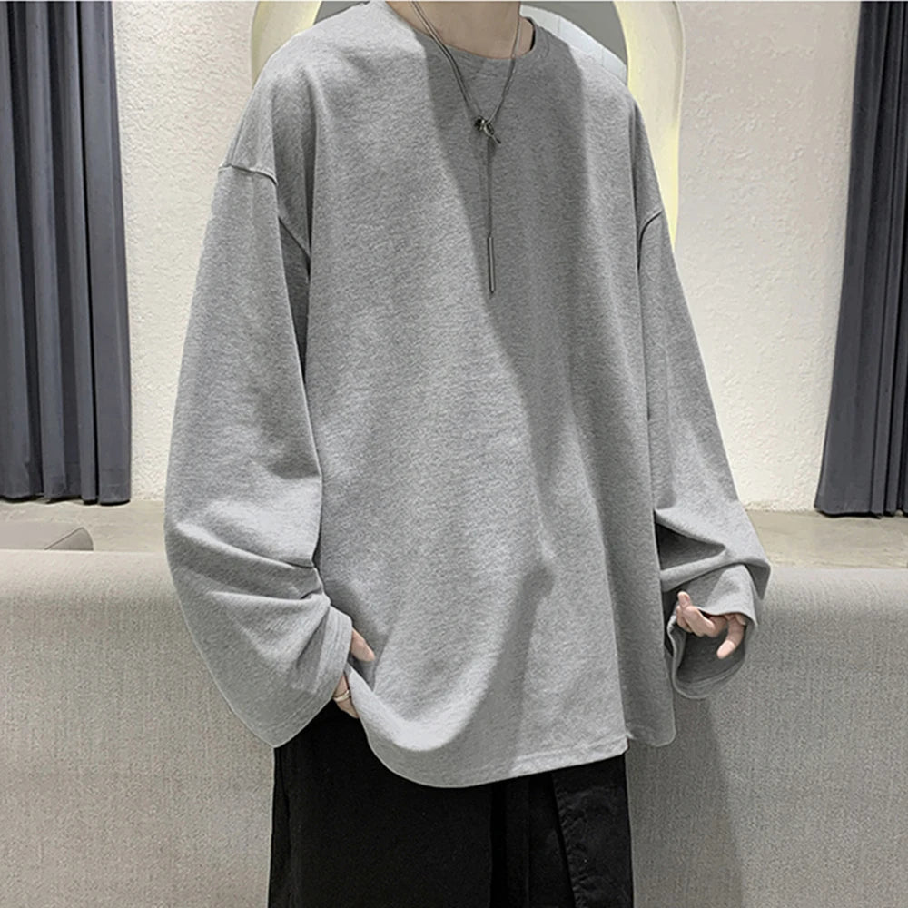 Oversized Cotton Long Sleeve Tee