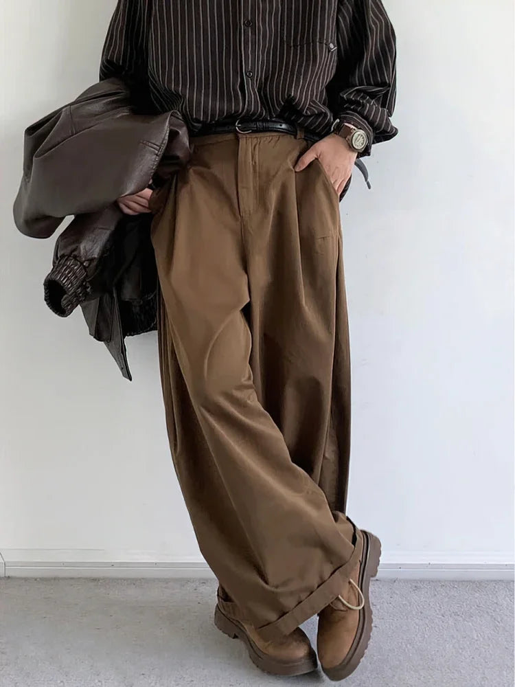 Y2K Wide Leg Suit Pants