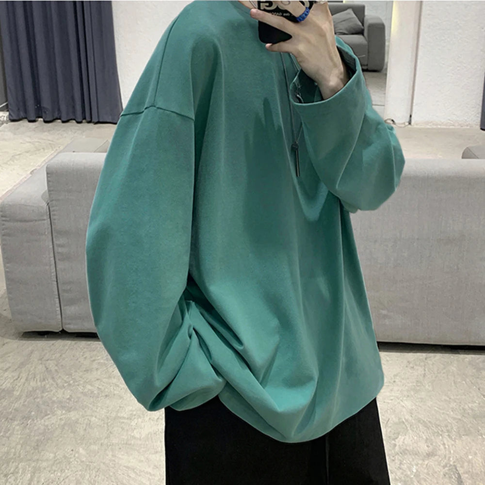 Oversized Cotton Long Sleeve Tee