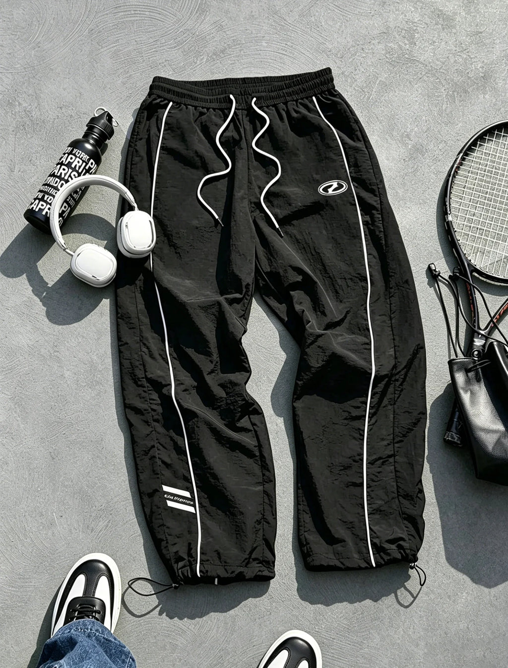 Striped Quick-Dry Joggers