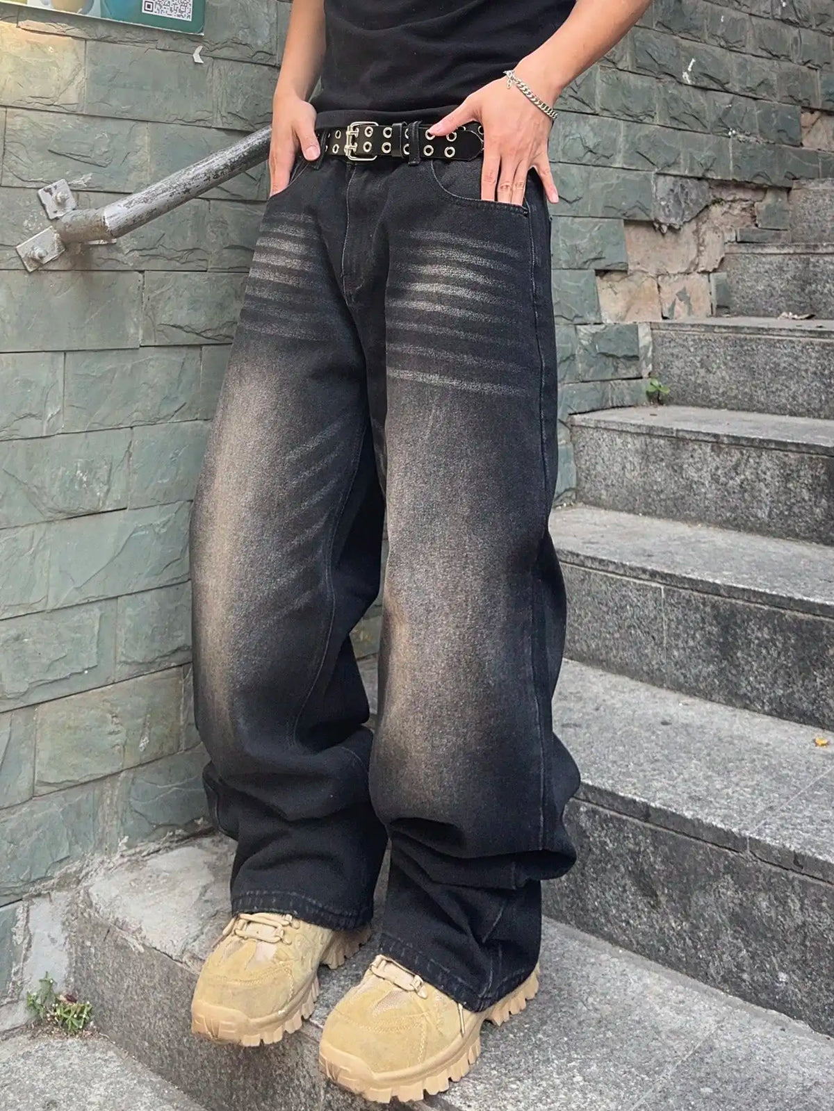 Y2K Stretchy Baggy Jeans