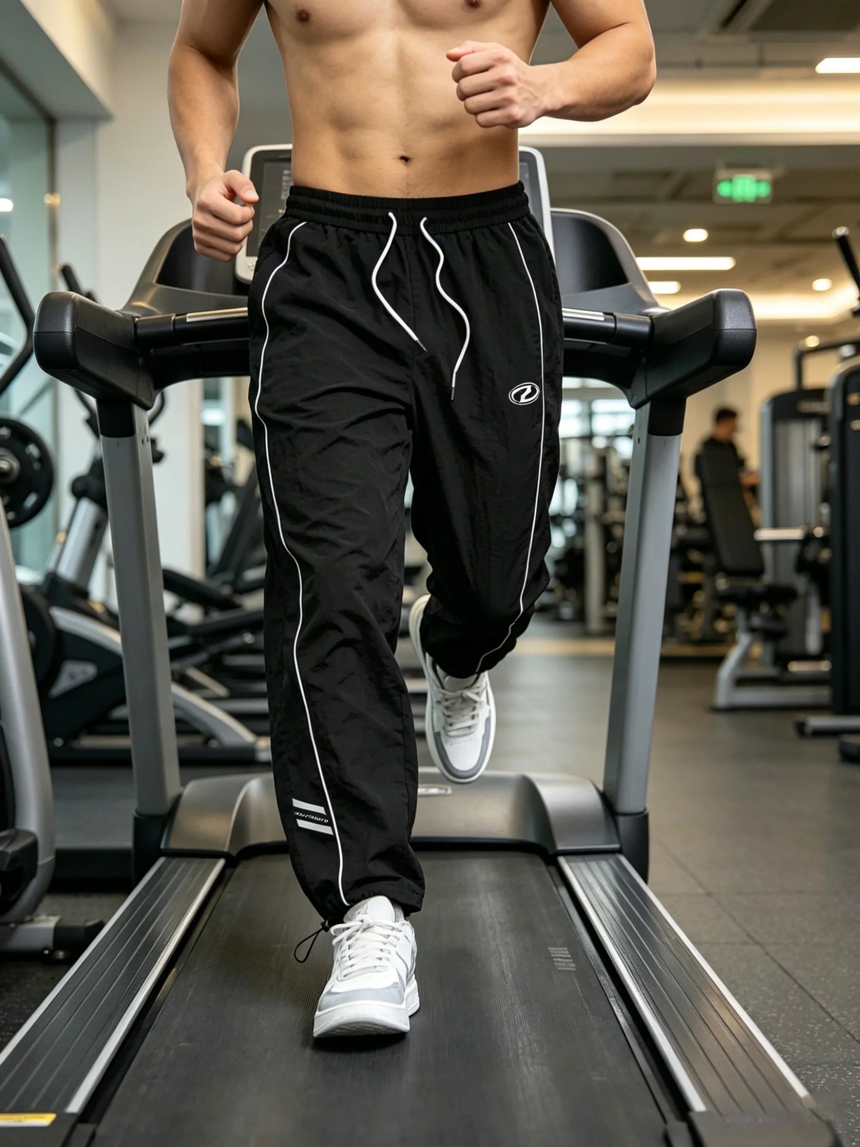 Striped Quick-Dry Joggers