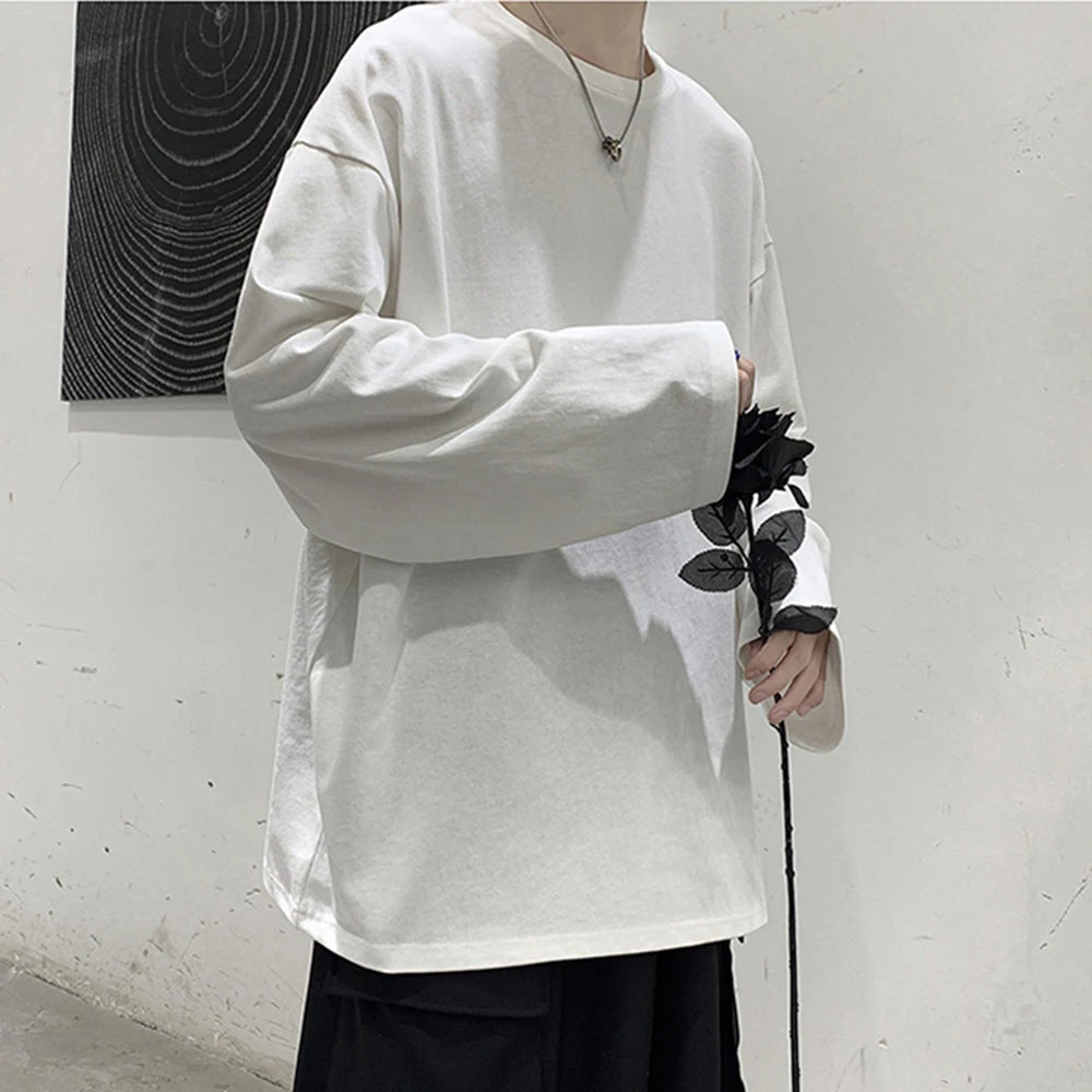 Oversized Cotton Long Sleeve Tee