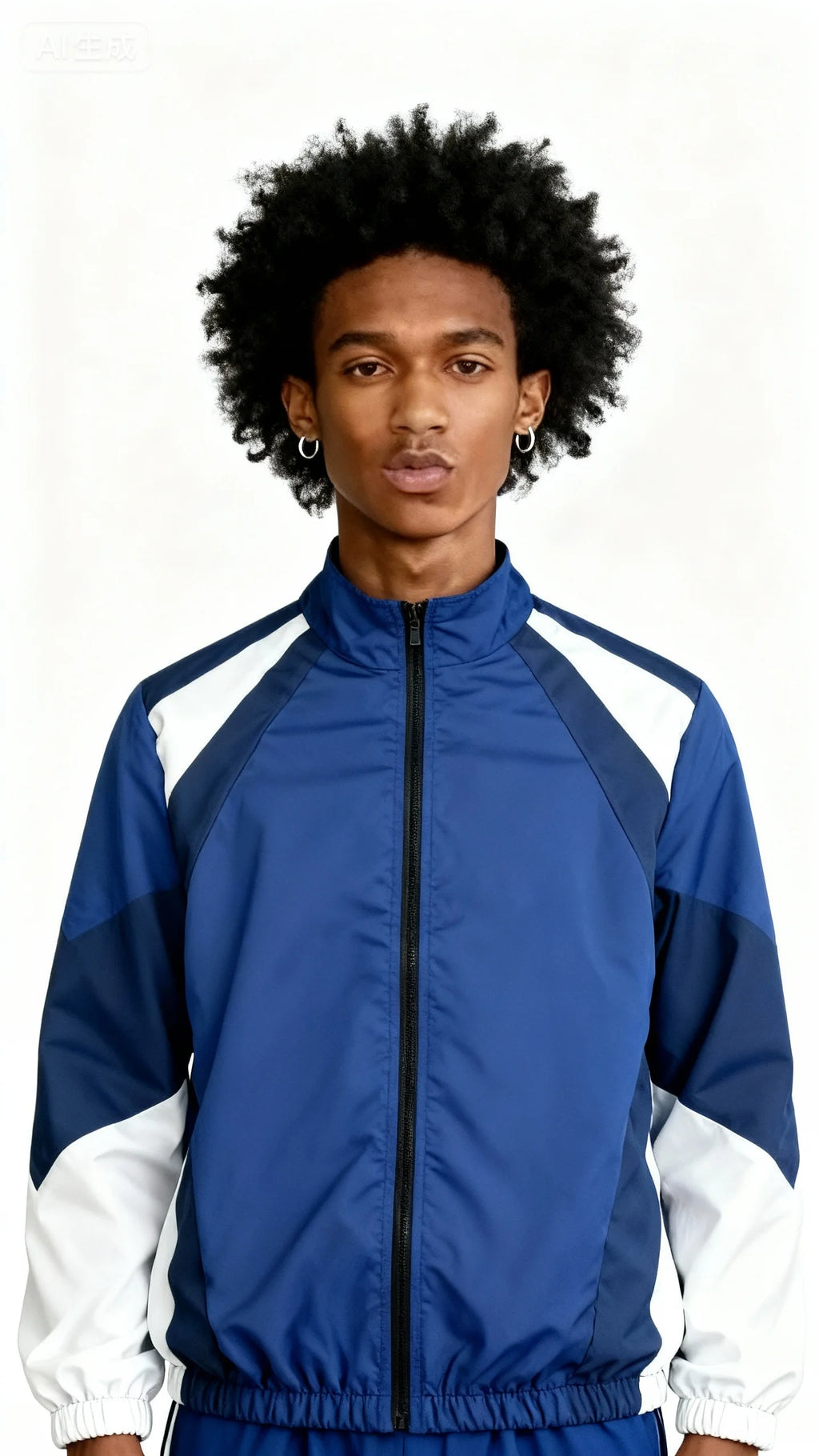 Color-Block Windproof Jacket
