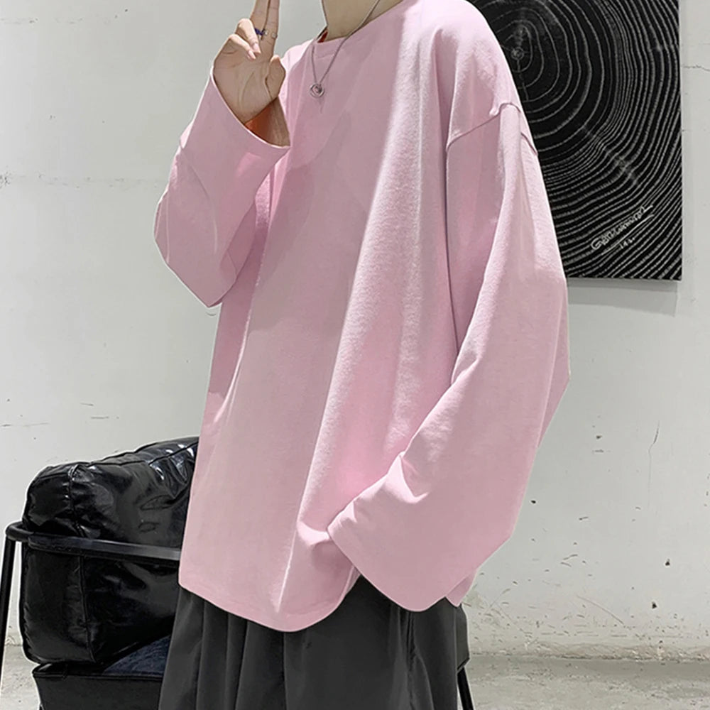 Oversized Cotton Long Sleeve Tee
