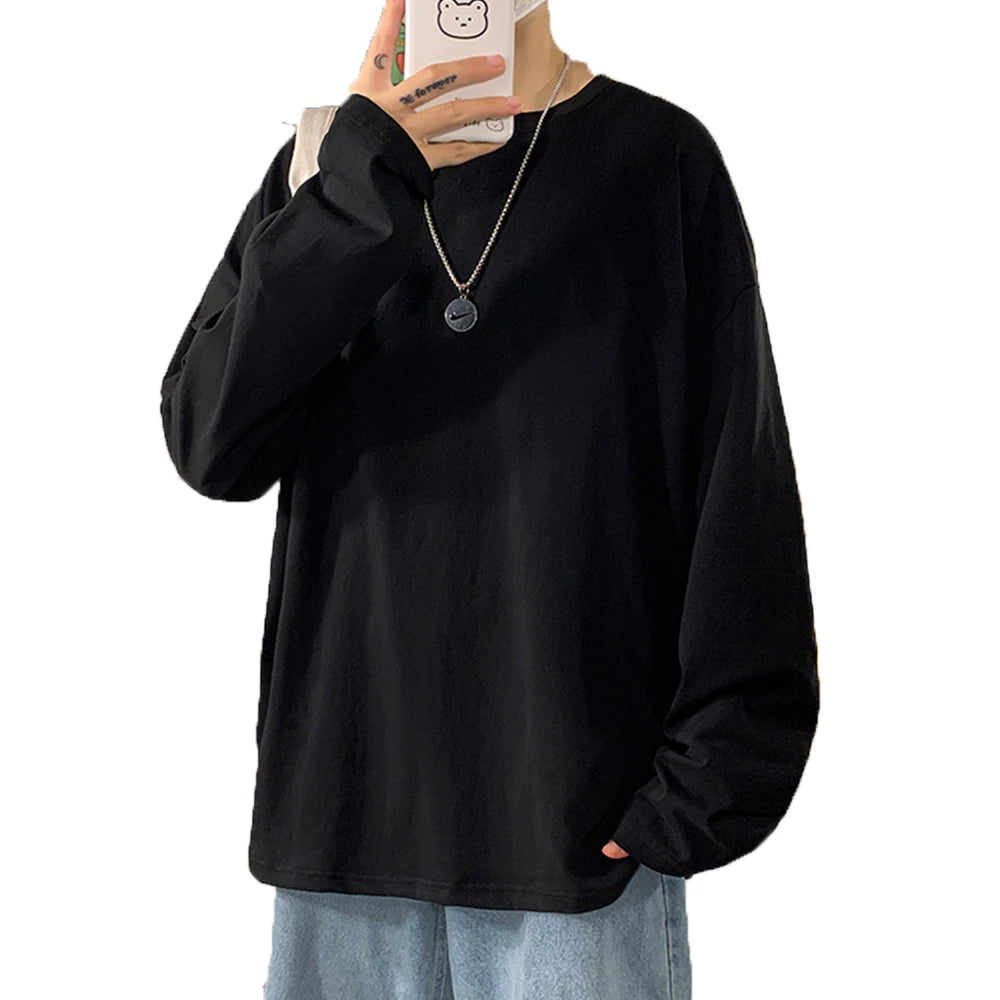 Oversized Cotton Long Sleeve Tee