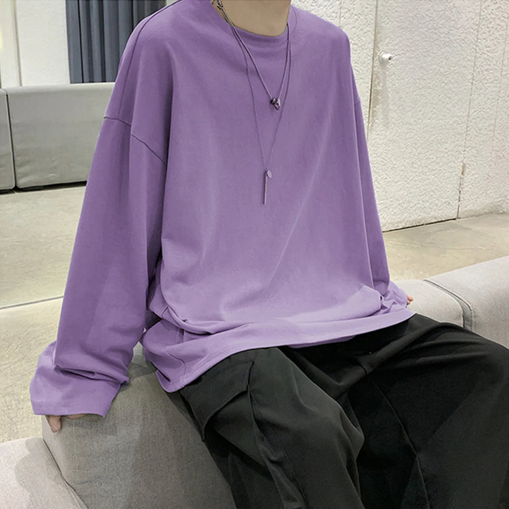 Oversized Cotton Long Sleeve Tee