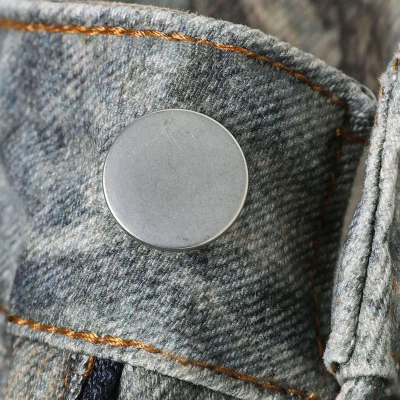 Patchwork Denim Pants