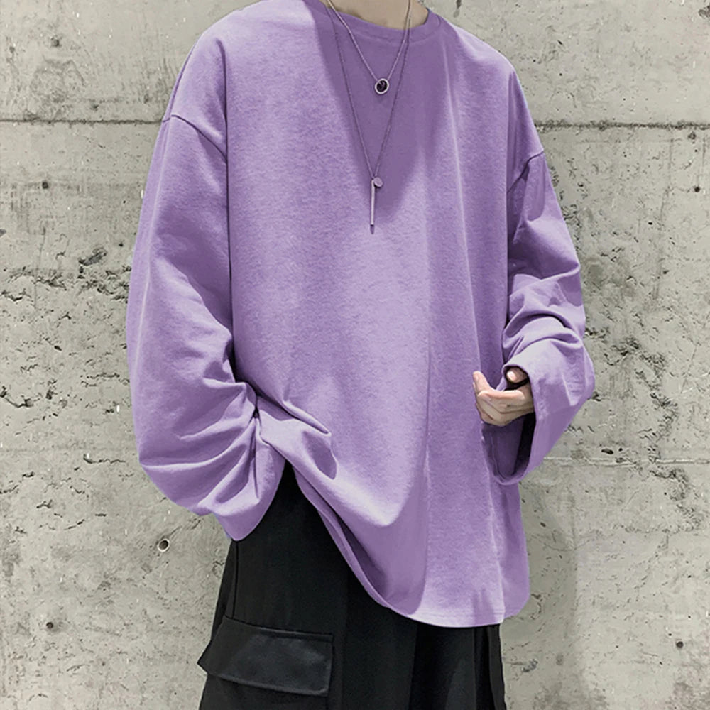 Oversized Cotton Long Sleeve Tee