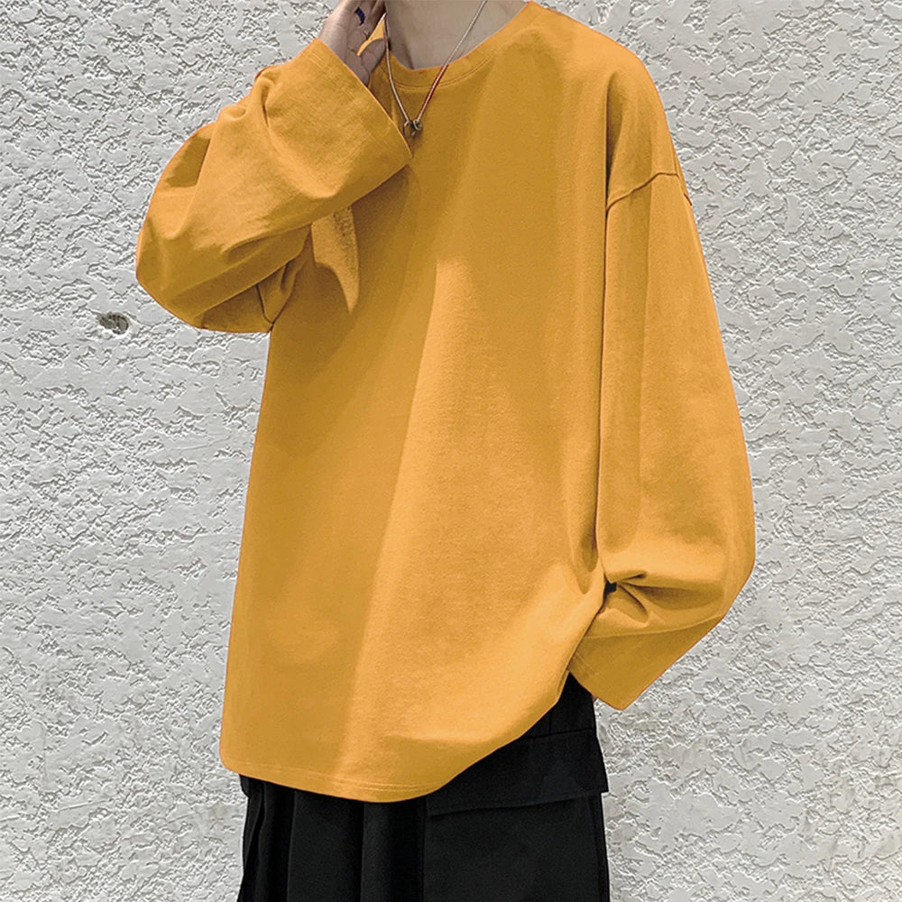 Oversized Cotton Long Sleeve Tee