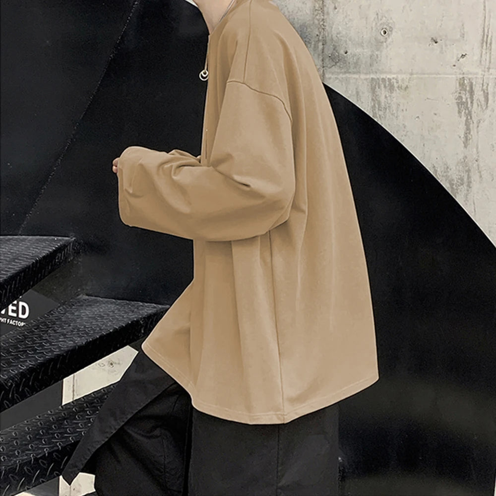 Oversized Cotton Long Sleeve Tee