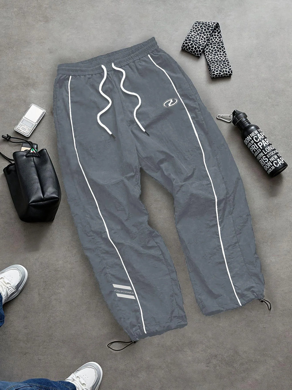 Striped Quick-Dry Joggers