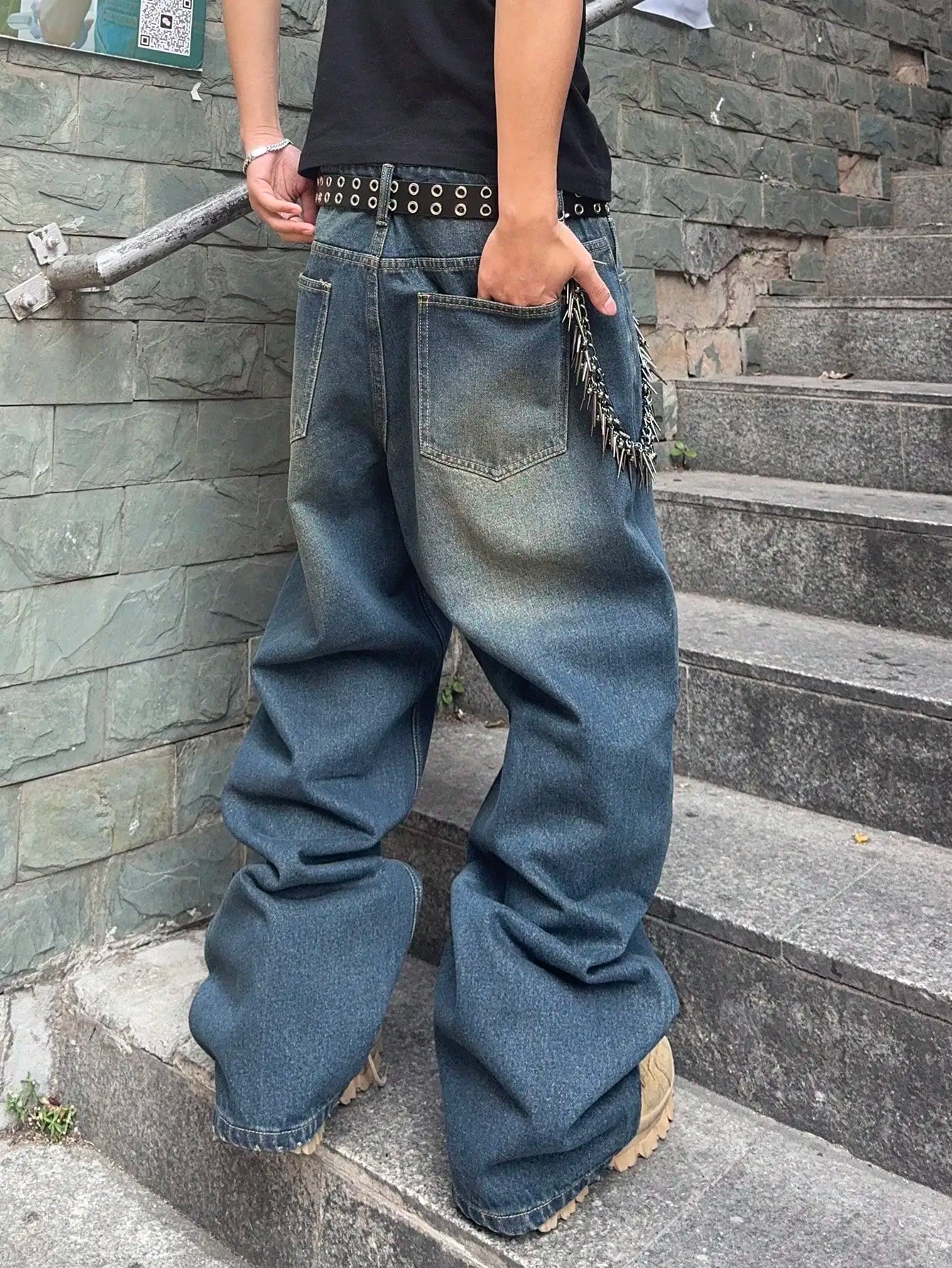 Y2K Stretchy Baggy Jeans