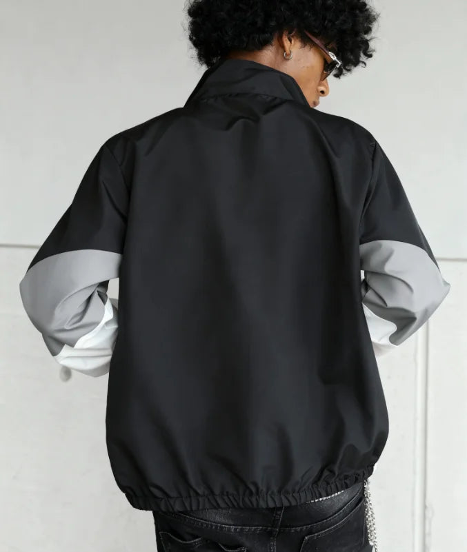 Color-Block Windproof Jacket
