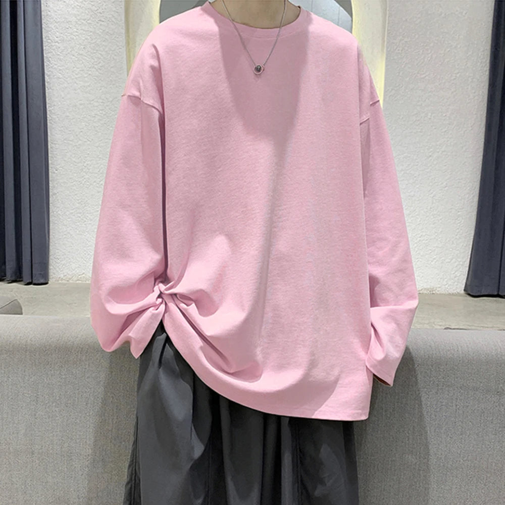 Oversized Cotton Long Sleeve Tee