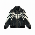 Spider Patchwork Leather Jacket